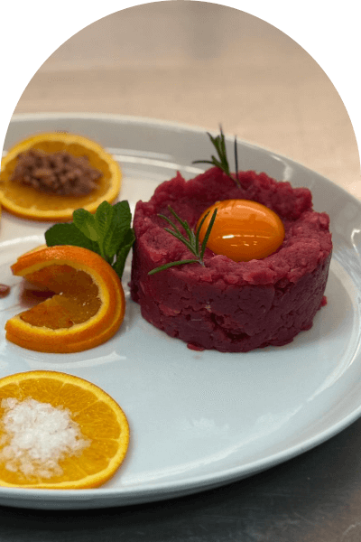 Wine pouring over a dinner table